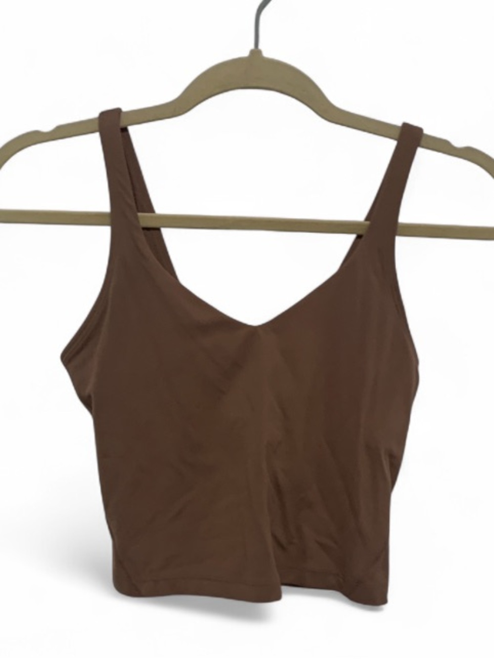 Lululemon Align V-Neck Cropped Tank Top - Taupe Brown